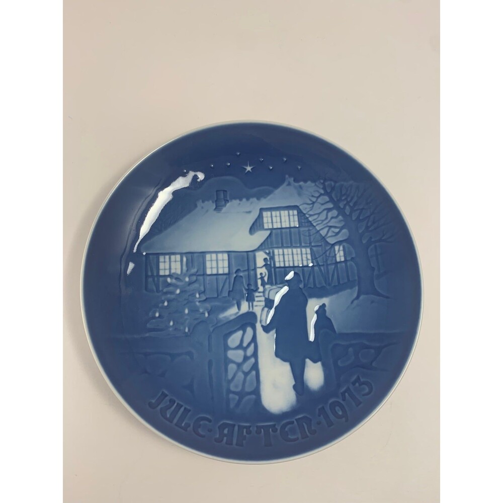 1973 Bing & Grondahl Denmark Jule After County Christmas Limited edition plate